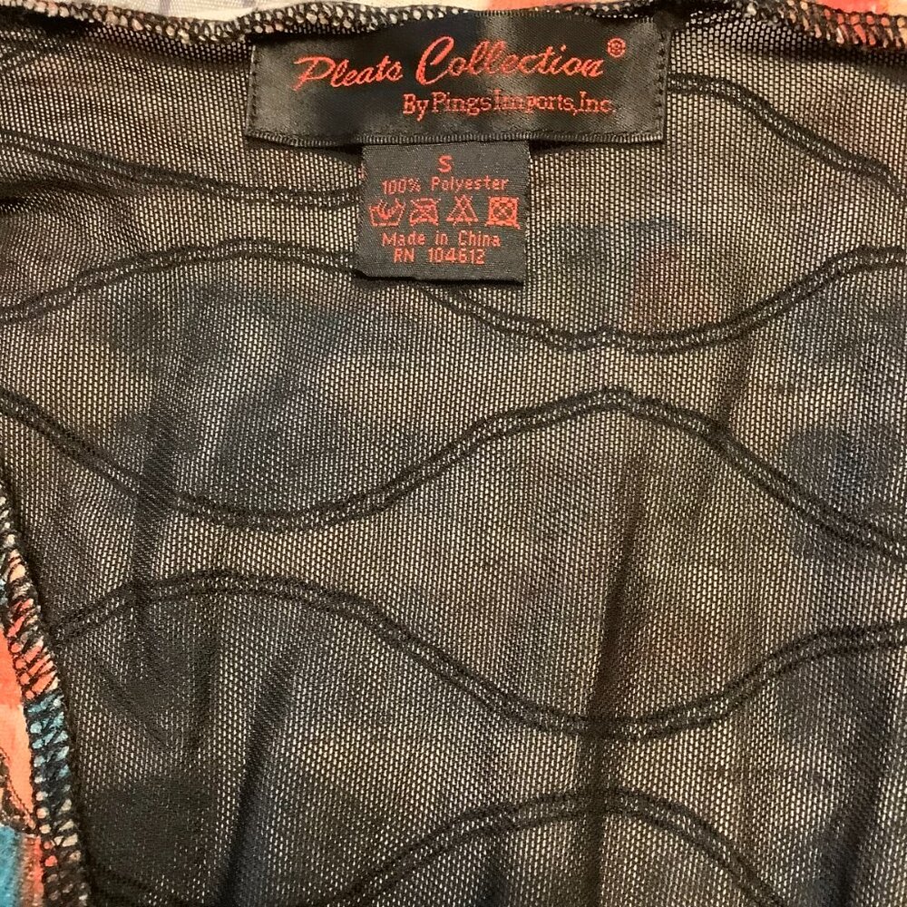 Pleats Collection Women Multi Color Jewel Button Jacket - Picture 3 of 3